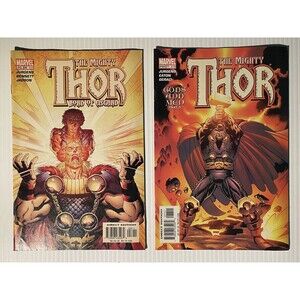 The Mighty Thor No.56 & Gods & Men Pt.3 No.77 (2003-04) Marvel Comic Book Set
